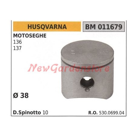 HUSQVARNA 011679 136 137 Ø 38mm Kettensägenkolben | Newgardenstore.eu