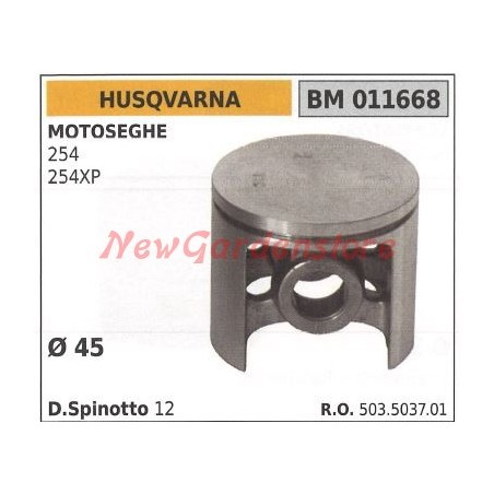 Chainsaw piston 254 254 XP Ø 42mm HUSQVARNA 011668 | Newgardenstore.eu