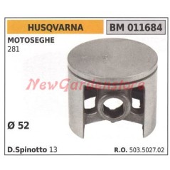 Chainsaw piston 281 Ø 52mm HUSQVARNA 011684 | Newgardenstore.eu