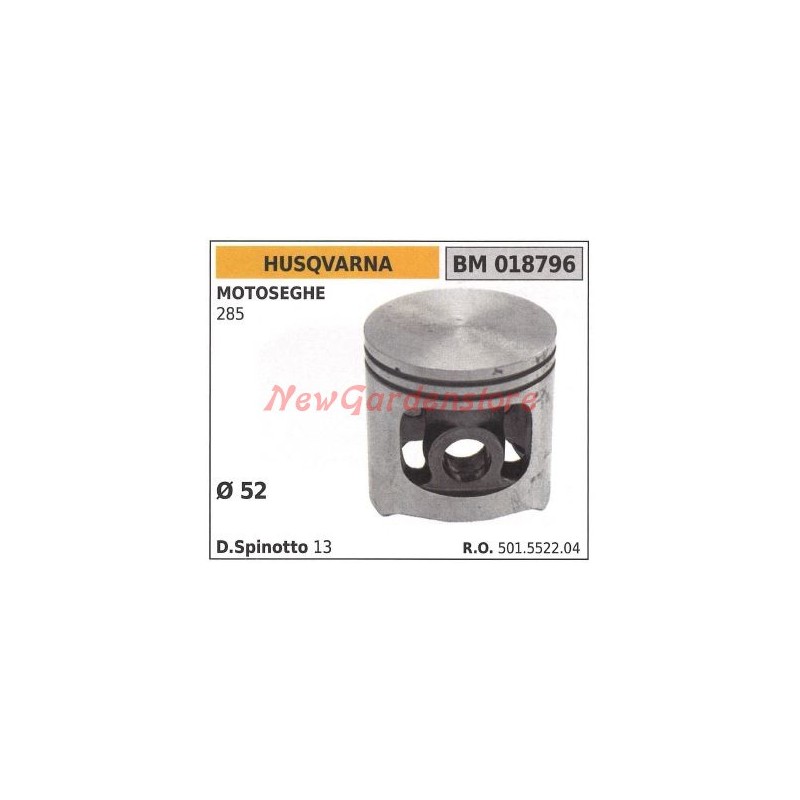 Chainsaw piston 285 Ø  52mm HUSQVARNA 018796