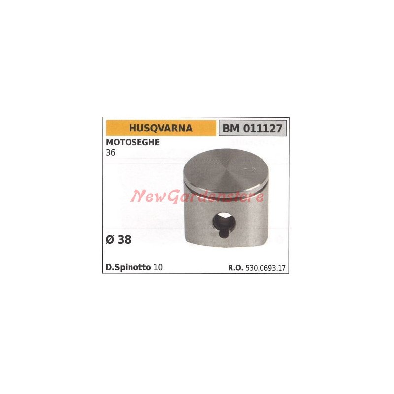 Pistón motosierra 36 Ø  38mm HUSQVARNA 011127