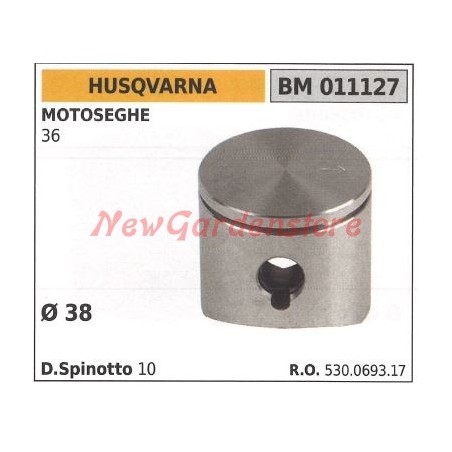 Chainsaw piston 36 Ø 38mm HUSQVARNA 011127 | Newgardenstore.eu