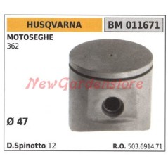 Chainsaw piston 362 Ø  47mm HUSQVARNA 011671