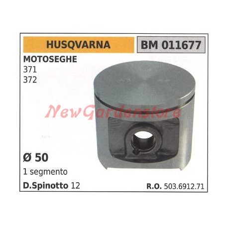 HUSQVARNA 371 372 Ø 50mm Kettensägenkolben 011677 | Newgardenstore.eu