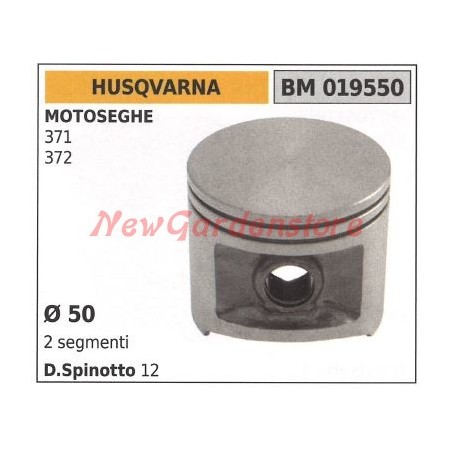 HUSQVARNA 019550 371 372 Ø 50mm Kettensägenkolben | Newgardenstore.eu