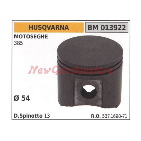 Émbolo motosierra 385 Ø 54mm HUSQVARNA 013922 | Newgardenstore.eu