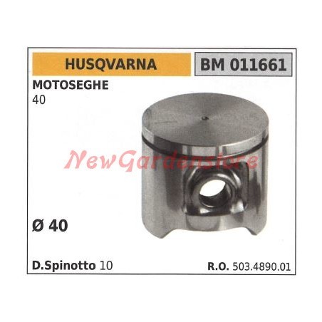 Émbolo de motosierra HUSQVARNA 40 Ø 40mm 011661 | Newgardenstore.eu