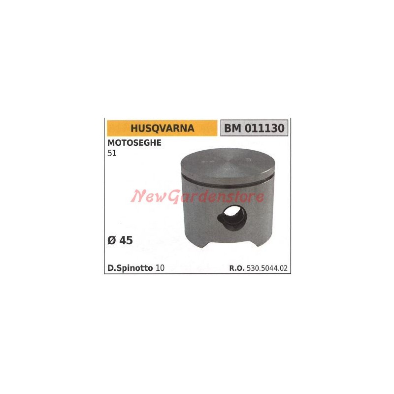 Piston de tronçonneuse 51 Ø 44mm HUSQVARNA 011130