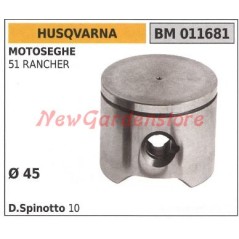 Émbolo motosierra 51 RANCHER Ø 45mm HUSQVARNA 011681 | Newgardenstore.eu