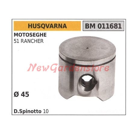 Chainsaw plunger 51 RANCHER Ø 45mm HUSQVARNA 011681 | Newgardenstore.eu