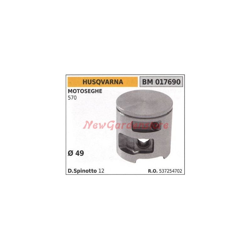 Émbolo motosierra 570 Ø 49mm HUSQVARNA 017690