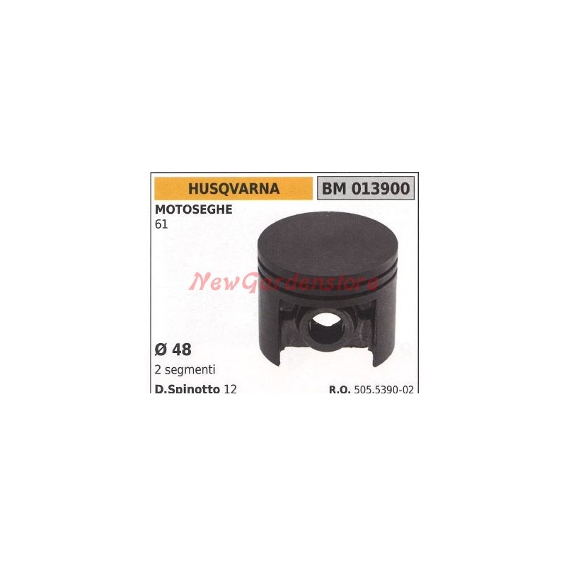 Chainsaw piston 61 Ø 48mm HUSQVARNA 013900