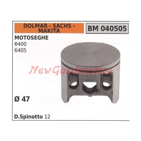 Pistón motosierra 6400 6405 Ø 47 mm DOLMAR 040505 | Newgardenstore.eu