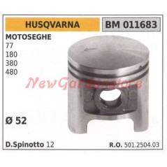 Chainsaw piston 77 180 380 480 Ø 52mm HUSQVARNA 011683 | Newgardenstore.eu