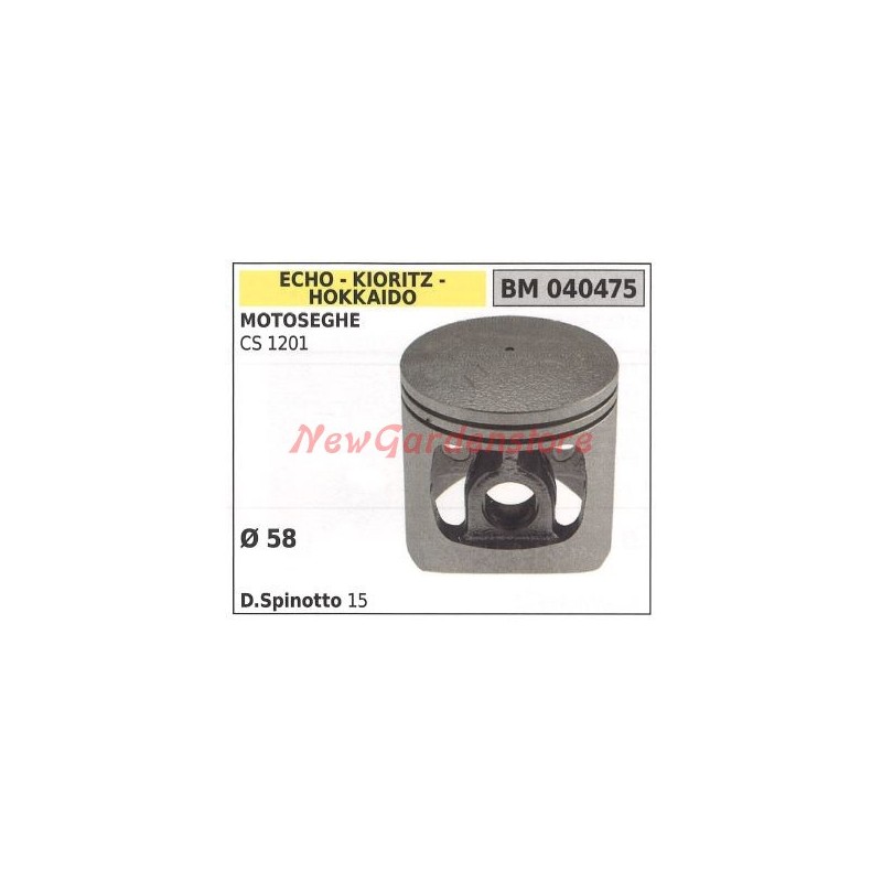 Piston de tronçonneuse CS 1201 Ø  58 mm ECHO 040475