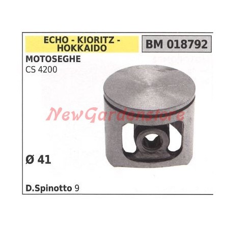 Chainsaw piston CS 4200 Ø 41mm ECHO 018792 | Newgardenstore.eu