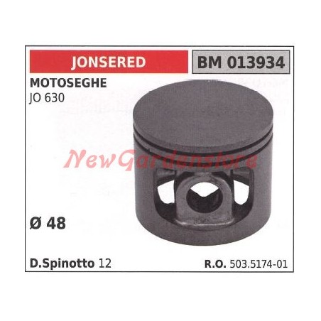 JO 630 chainsaw piston Ø 48mm JONSERED 503 517401 | Newgardenstore.eu