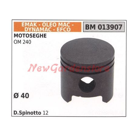 OLEOMAC chainsaw piston OM 240 Ø 40 EMAK 013907 | Newgardenstore.eu