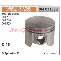 OLEOMAC chainsaw piston OM 251S OM 254 OM 355 Ø 46 EMAK 011633 | Newgardenstore.eu