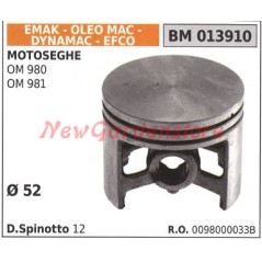 OM 980 OM 981 Kettensägenkolben Ø  52mm EMAK 013910