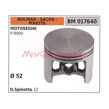 P 9000 chainsaw piston Ø 52 mm DOLMAR 017640 | Newgardenstore.eu