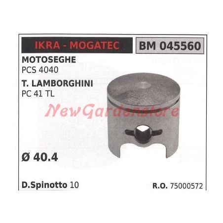 PCS 4040 t.lamborghini PC 41 TL pistón de motosierra Ø 40,4mm IKRA 045560 | Newgardenstore.eu