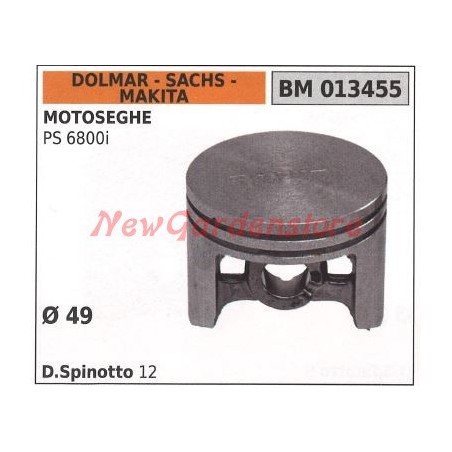 Pistón motosierra PS 6000i Ø  49 mm DOLMAR 013455