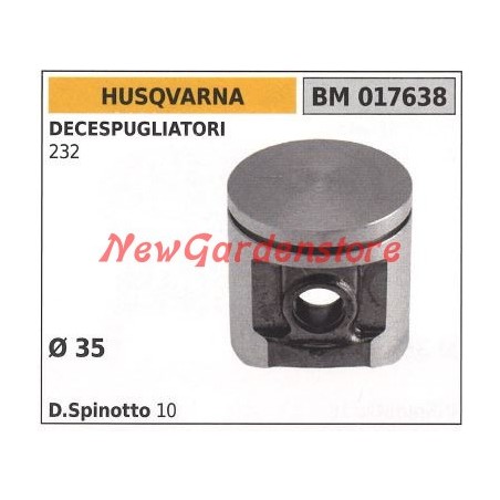 Piston pour débroussailleuse 232 Ø 35mm HUSQVARNA 017638 | Newgardenstore.eu