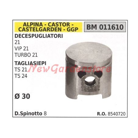 Piston for VIP 21 hedge trimmer TS 21 Ø 30mm GGP 011610 | Newgardenstore.eu