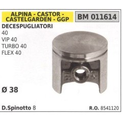 Pistone decespugliatore VIP 40 TURBO 40 Ø 38mm ALPINA STIGA 011614 8541120 | Newgardenstore.eu