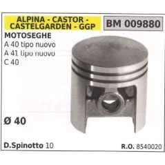 Émbolo para motosierra A40 A41 C40 d. 40 mm GGP ALPINA CASTELGARDEN 8540020 | Newgardenstore.eu