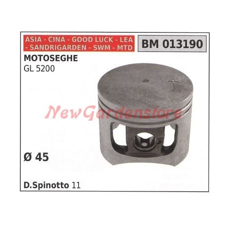 Piston pour tronçonneuse GL5200 Ø 45mm CINA 013190 | Newgardenstore.eu