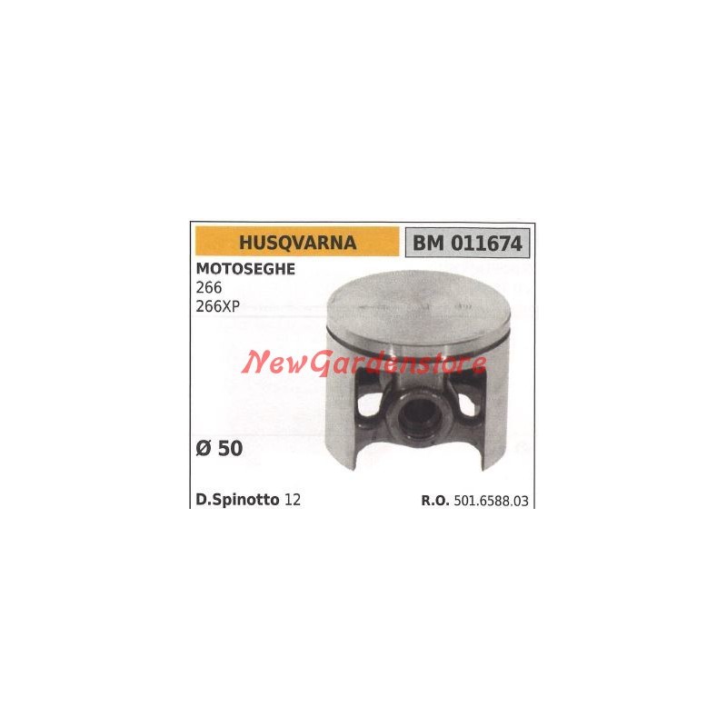 Pistón para motosierra JO 670 Ø  50mm JONSERED 011674