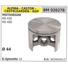 Piston pour tronçonneuse MS 430 MS 480 Ø  44 mm GGP 026278