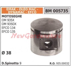 Piston for OM 935X OM 935DX chainsaw EFCO 134 EFCO 135 Ø 38mm EMAK 005735 | Newgardenstore.eu