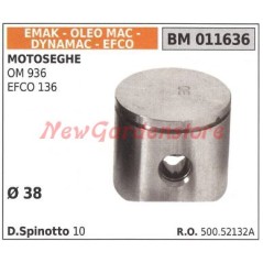 Pistón para motosierra OM 936 EFCO 136 Ø 38mm EMAK 011636 | Newgardenstore.eu