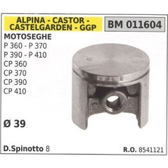 Piston pour tronçonneuse P360 P390 Ø  39 mm GGP 011604 ALPINA STIGA CASTELGARDEN