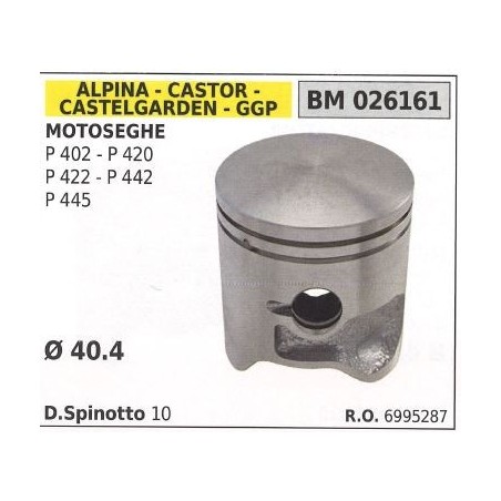 Piston for P402 P 422 chainsaw Ø 40.4 mm GGP 026161 | Newgardenstore.eu