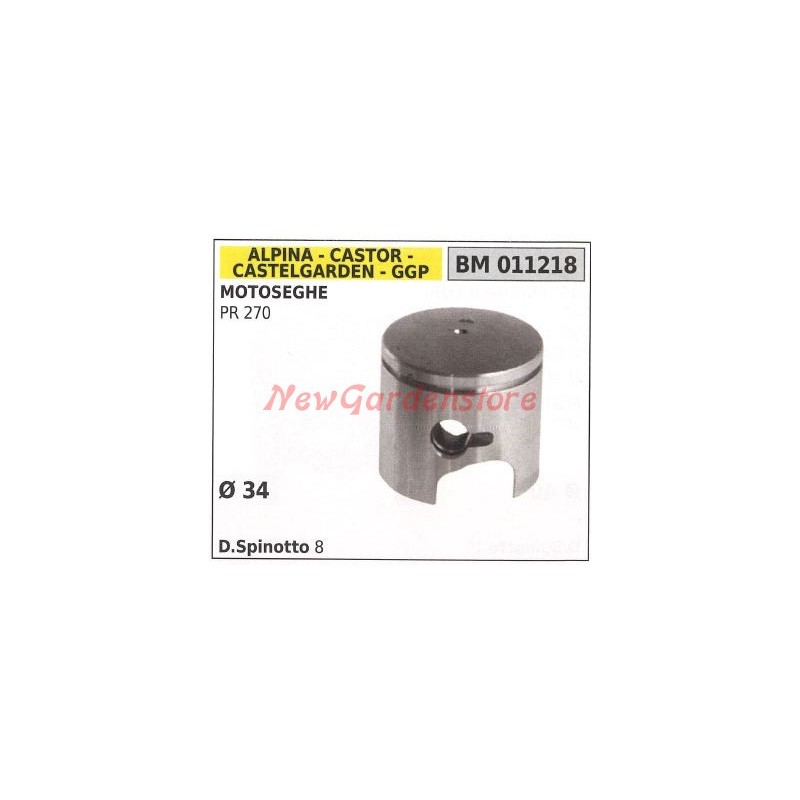 PR270 chainsaw piston Ø  34mm GGP 011218