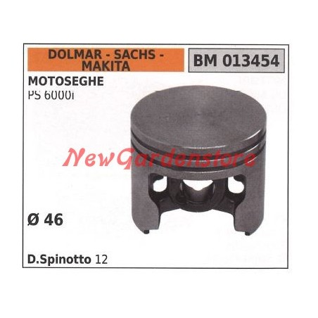 Piston pour tronçonneuse PS 6000i Ø 46mm DOLMAR 013454 | Newgardenstore.eu