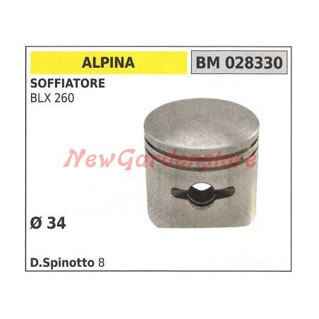 Pistone per soffiatore BLX 260 Ø 34mm ALPINA 028330 | Newgardenstore.eu