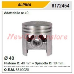 Pistone segmenti spinotto ALPINA motosega 40 8540020 | Newgardenstore.eu