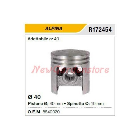 Segments d'axe de piston ALPINA tronçonneuse 40 R172454 | Newgardenstore.eu