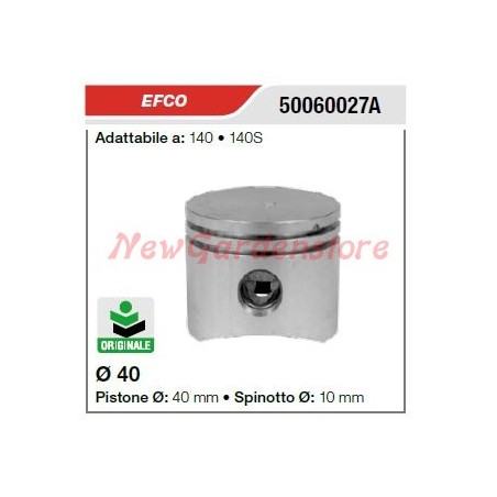 Pistone segmenti spinotto EFCO motosega 140 140S 50060027A | Newgardenstore.eu