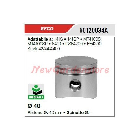 Segments d'axe de piston EFCO pour tronçonneuse 141S 141SP 50120034A | Newgardenstore.eu