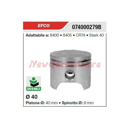 Segmentos de pasador de pistón para motosierra EFCO 8400 8405 CR74 STARK 40 074000279B | Newgardenstore.eu