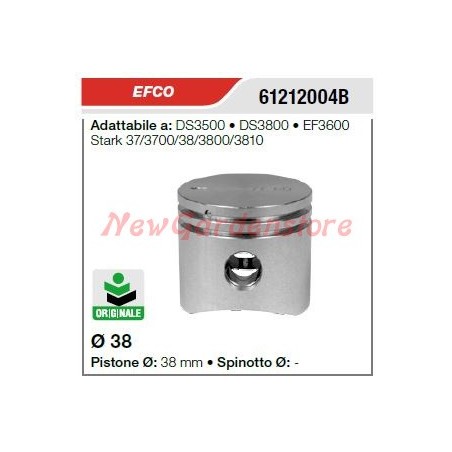 Segments d'axe de piston EFCO tronçonneuse DS3500 3800 61212004B | Newgardenstore.eu