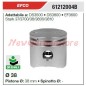 Segments d'axe de piston EFCO tronçonneuse DS3500 3800 61212004B