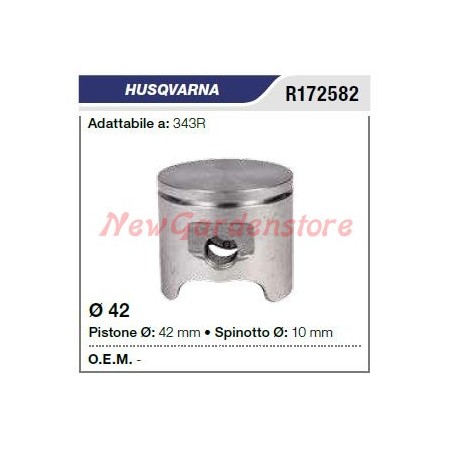 Segments d'axe de piston HUSQVARNA débroussailleuse 343R 172582 | Newgardenstore.eu