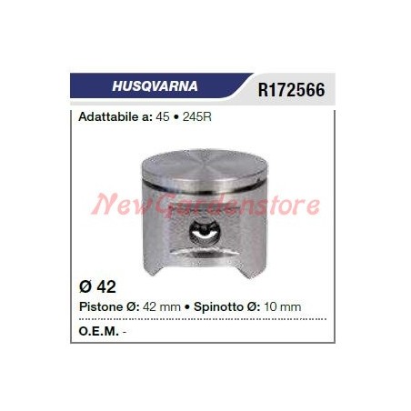 Segments d'axe de piston HUSQVARNA débroussailleuse 45 245R 172566 | Newgardenstore.eu